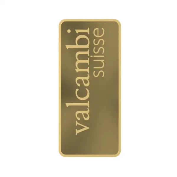 Valcambi 1 kilo gold bar (reverse side view) – premium quality investment product