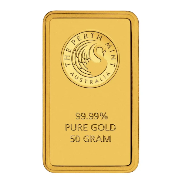 Златно кюлче The Perth Mint от 50 грама – висококачествен инвестиционен продукт