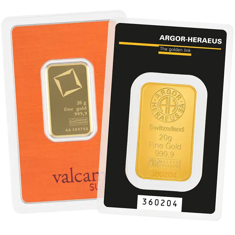 20 Gram Gold Bars | Invest in Purity Today with Gold Reserve!
