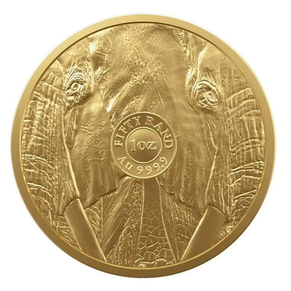South African Gold Elephant Coin Big 5 Series 1 oz South African Gold Elephant Coin Big 5 Series 1 oz