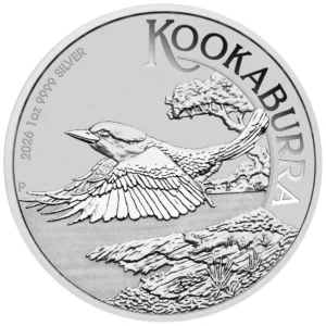 1 oz Australian Kookaburra silver coin 2026 bullion coin from Perth Mint